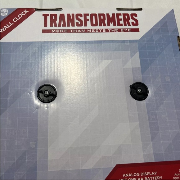 Silver Transformers 10” Wall Clock - Picture 2 of 2